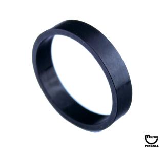 SB flipper narrow 0.375 in x 1.5 in ID ring, black