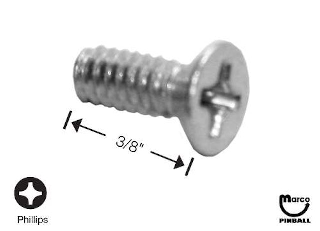 Machine screw 6-32 x 3/8 inch p-flh 237-5994-00