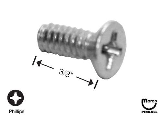 Machine screw 6-32 x 3/8 inch p-flh 237-5994-00