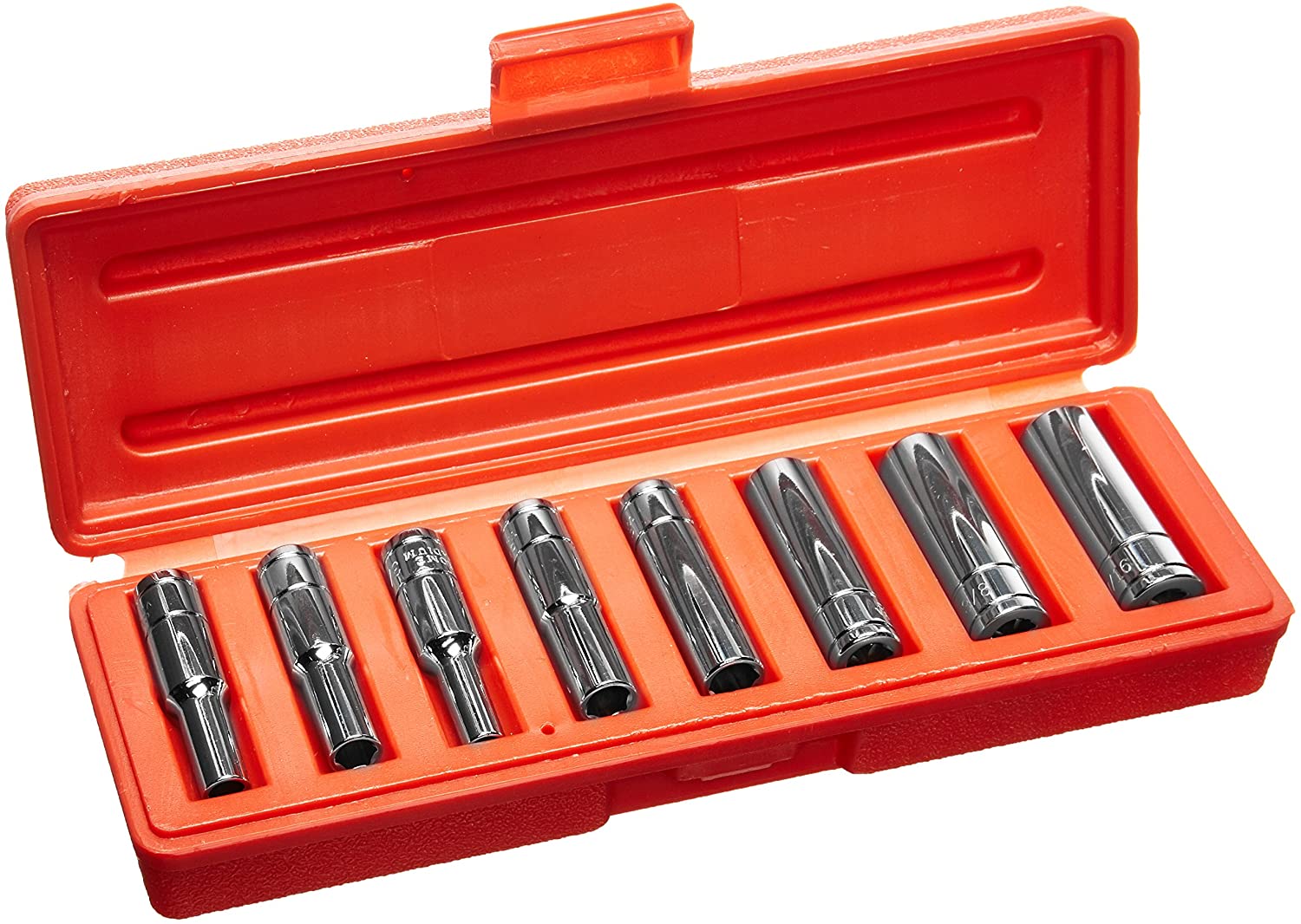 Deep socket set 1/4 inch drive 9 piece METRIC