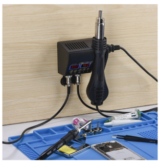 Solder and desolder hot air SMD station - economy