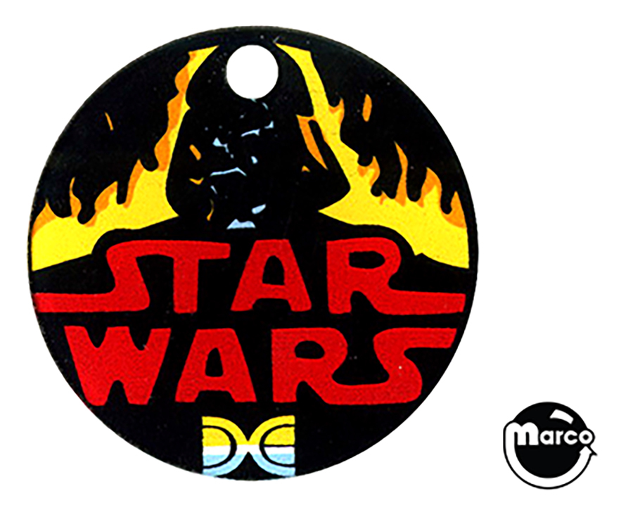STAR WARS (Data East) Plastic key fob Vader
