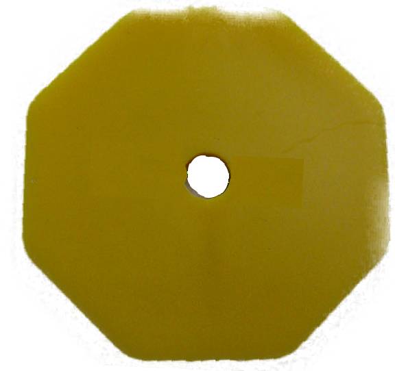 Target face - octagon yellow