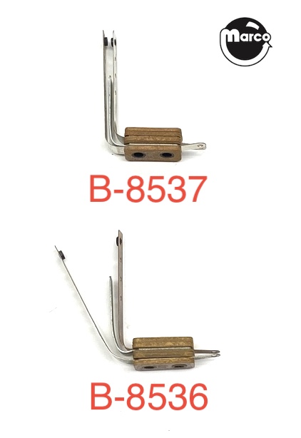 Leaf switch assembly Gottlieb right angle N.C.