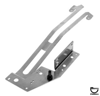 Outhole trough guide track Gottlieb wide body