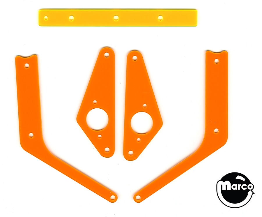 BATMAN 66 (Stern) Color Guard shield set orange (5)