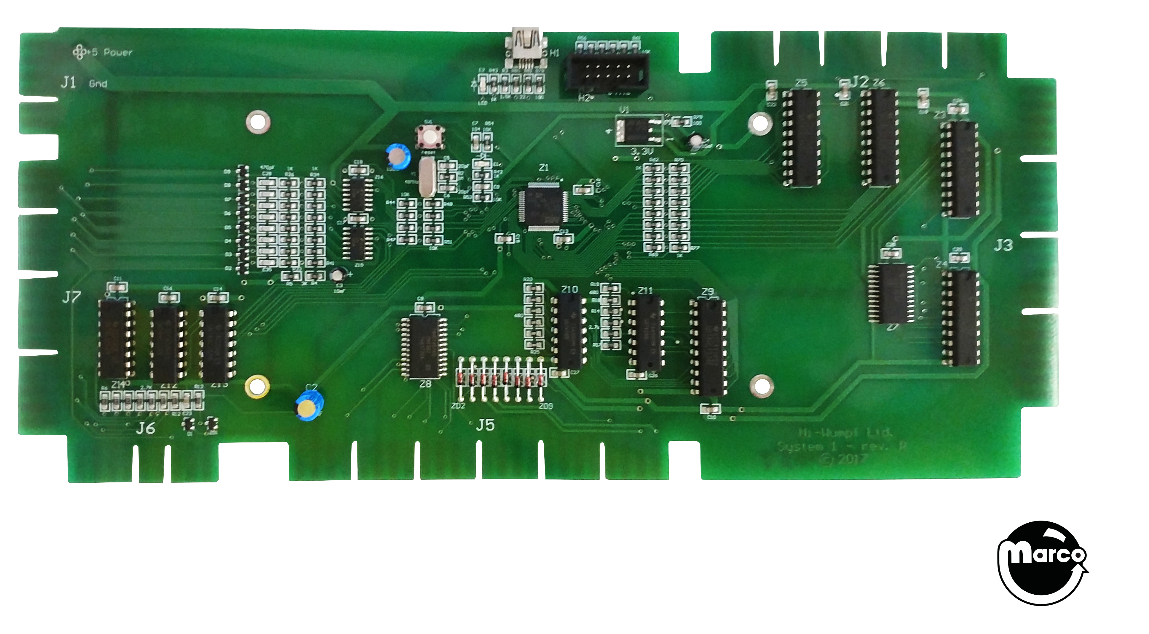 NI-WUMPF MARK II Gottlieb Sys. 1 CPU Board