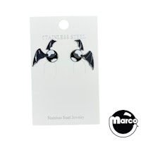 Pinball BatBall Earrings