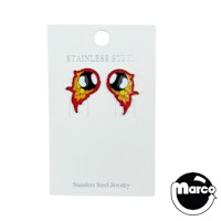 Pinball Flame Earrings