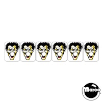BATMAN (Data East) Joker Target Decal Set (6)