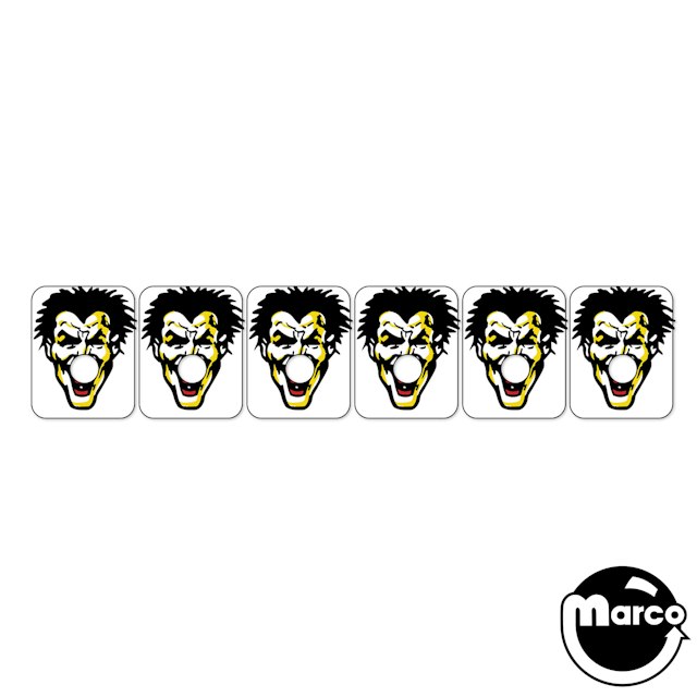BATMAN (Data East) Joker Target Decal Set (6)