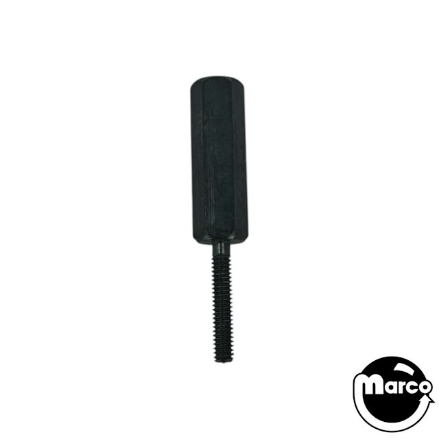 Hex spacer 3/8 inch m-f 8-32 x 1-1/4 inch black