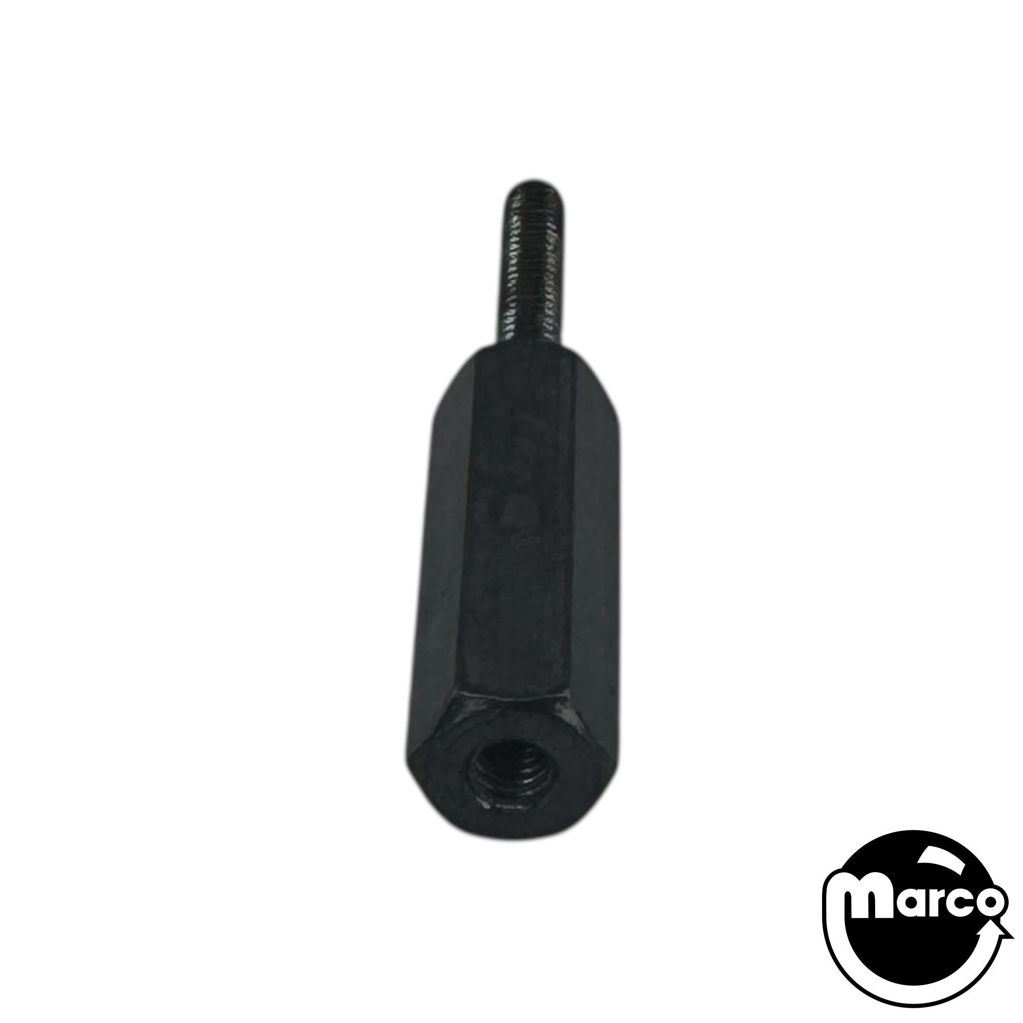 Hex spacer 3/8 inch m-f 8-32 x 1-1/4 inch black