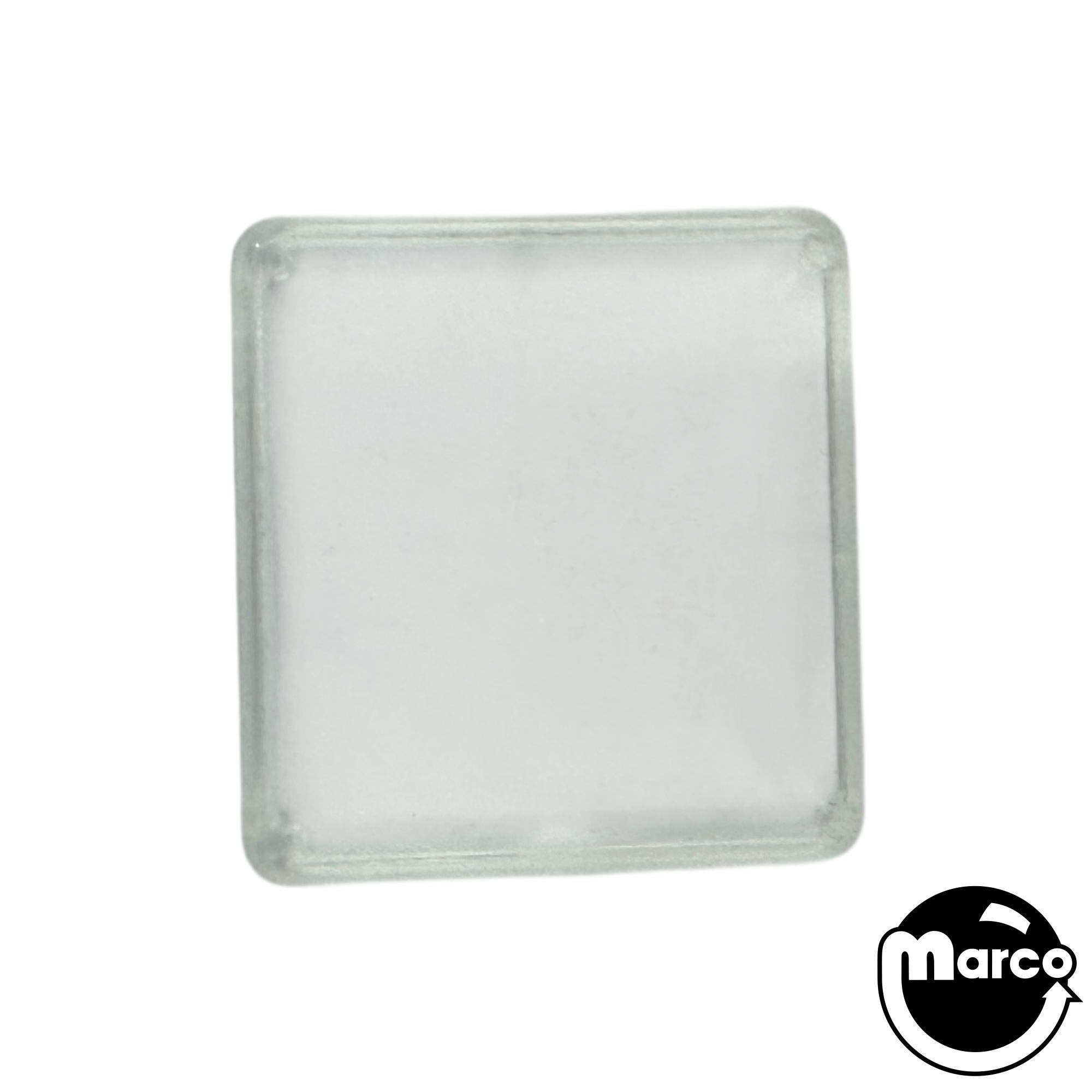 Insert - rectangle 1-1/8 x 1/4 inch clear plain