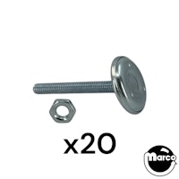 20 Leg Levelers - 3" with Stop Nuts Small Operator Pack