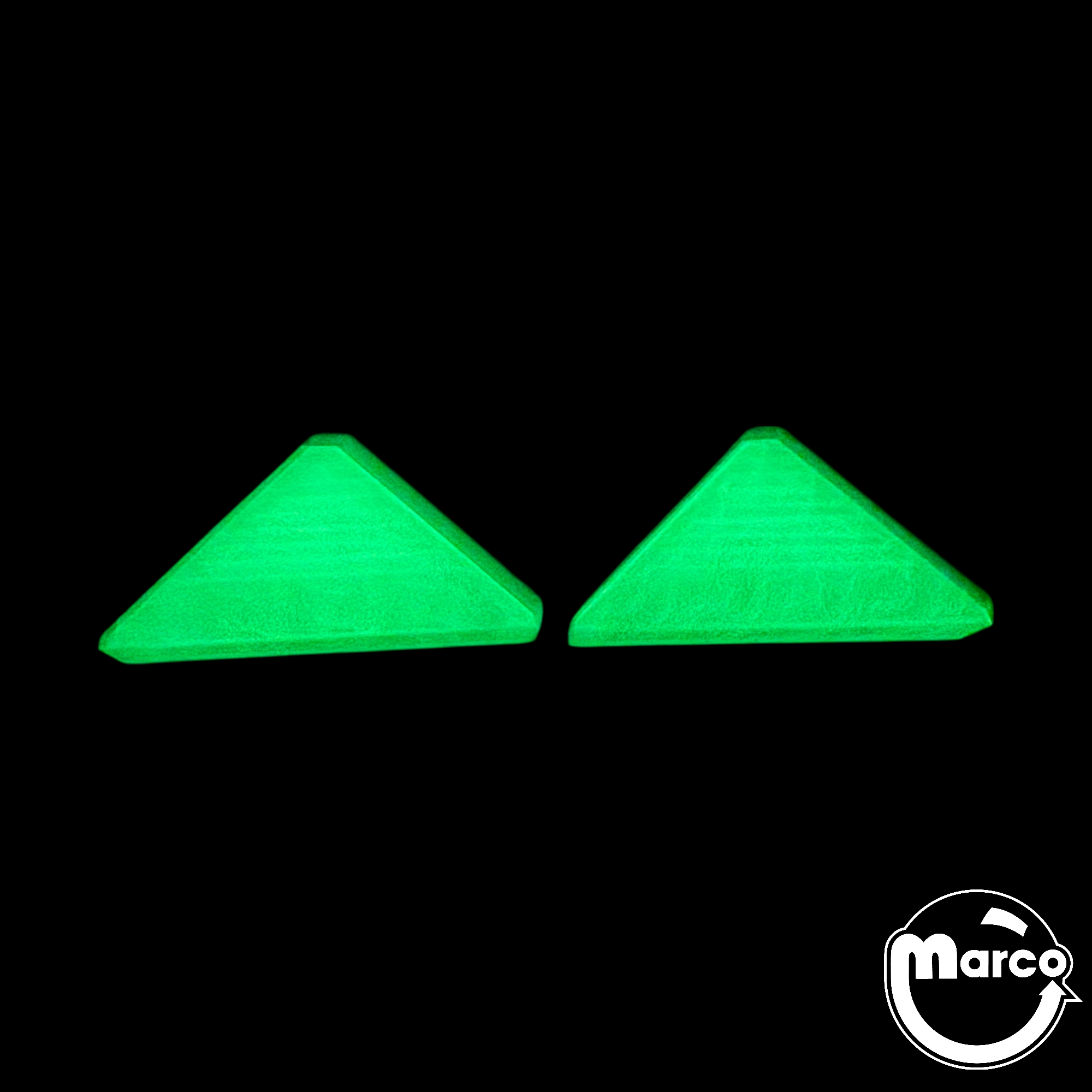 Glass Corner Protectors 3D Printed Set- Glow in the Dark