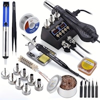 Solder and desolder hot air SMD station - economy