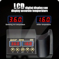 Solder and desolder hot air SMD station - economy