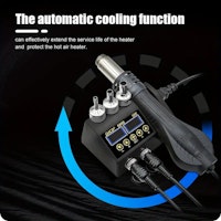 Solder and desolder hot air SMD station - economy