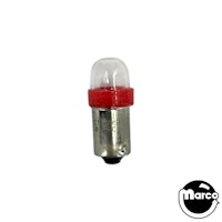 LED lamp No.44 base red dual chip