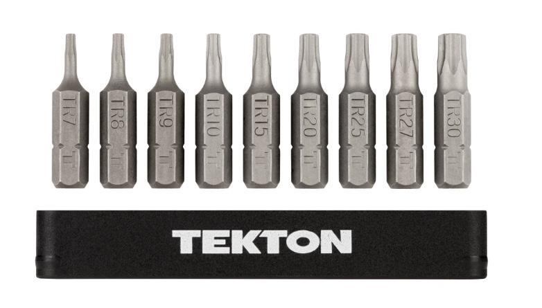 S2 Steel Bit Set - tamper proof Torx 7 pc
