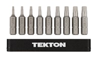 S2 Steel Bit Set - tamper proof Torx 7 pc
