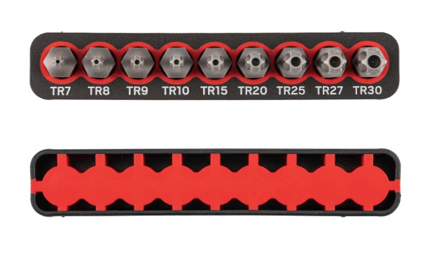 S2 Steel Bit Set - tamper proof Torx 7 pc