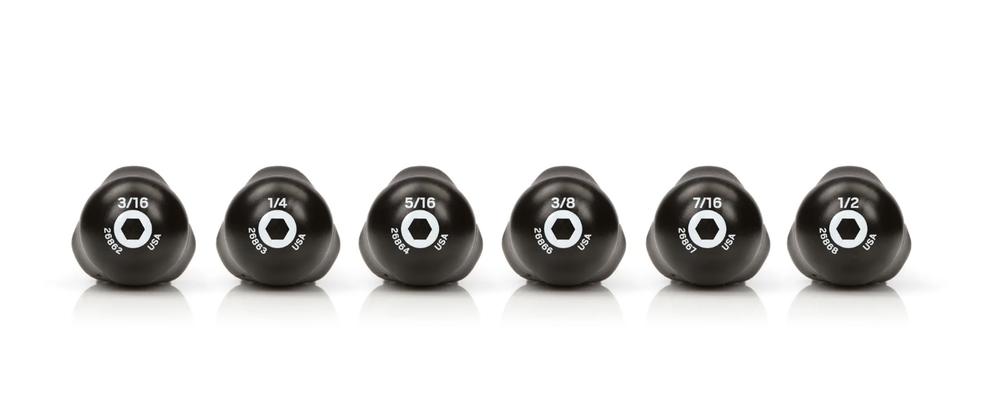 High-Torque Black Oxide Blade Nut Driver Set, 6-Piece (3/16-1/2 in.)