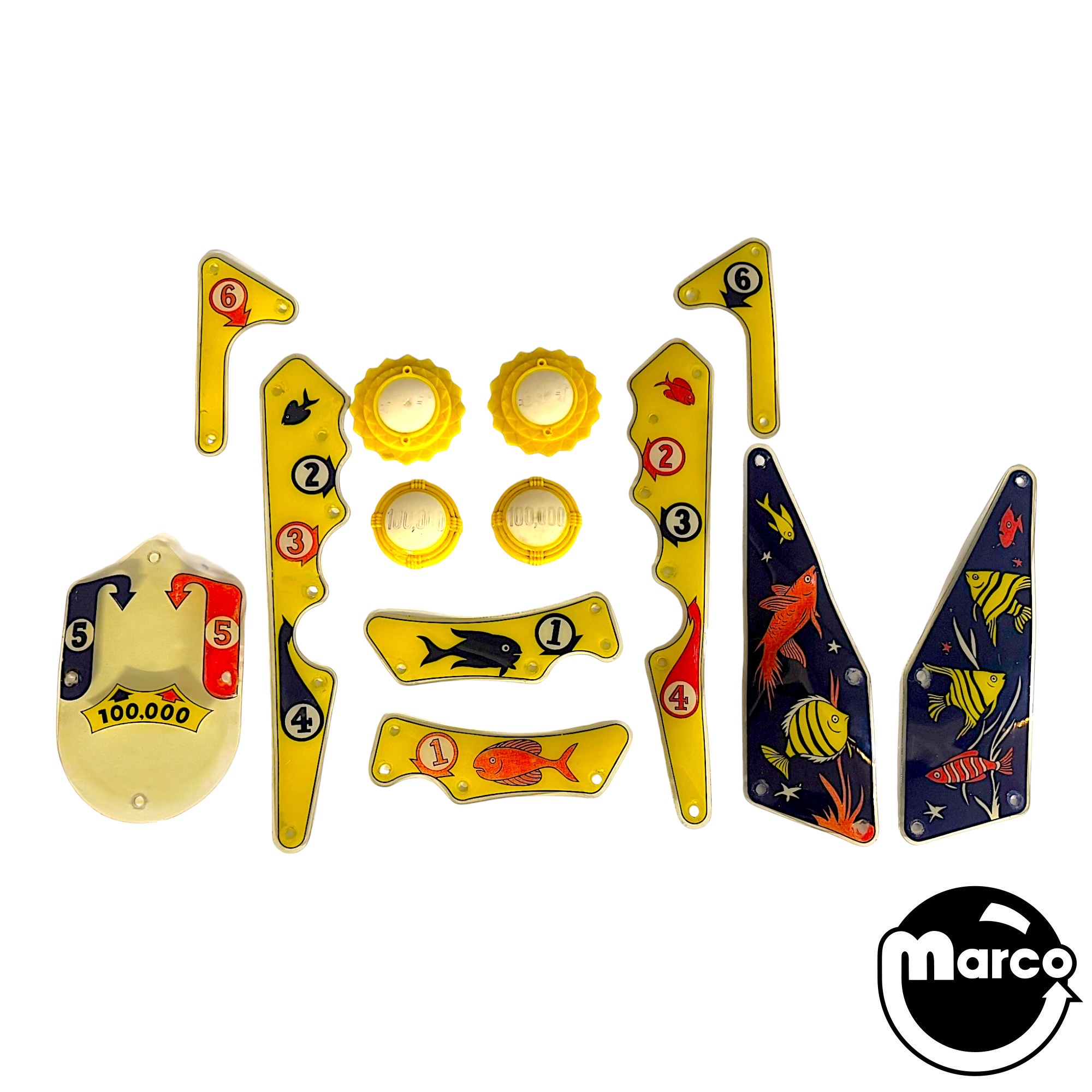 SEA WOLF (Williams) Plastic set