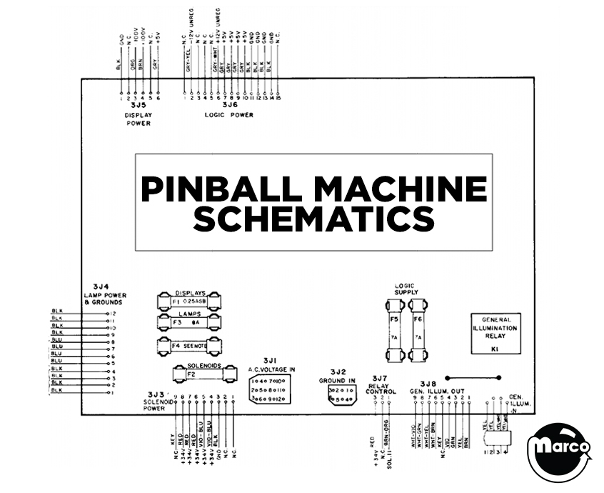 DOC1934 - LUCKY STRIKE (Williams) Schematic - Marco Specialties