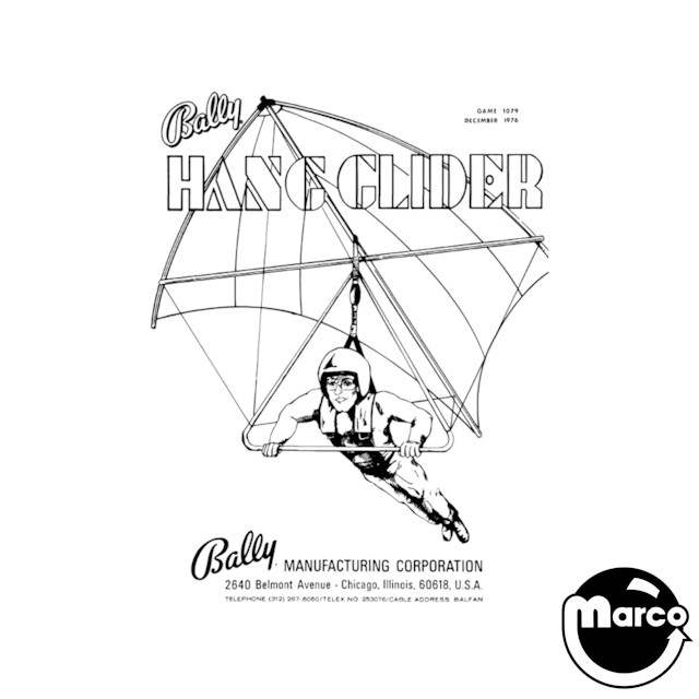 HANG GLIDER (Bally) Manual & Schematic