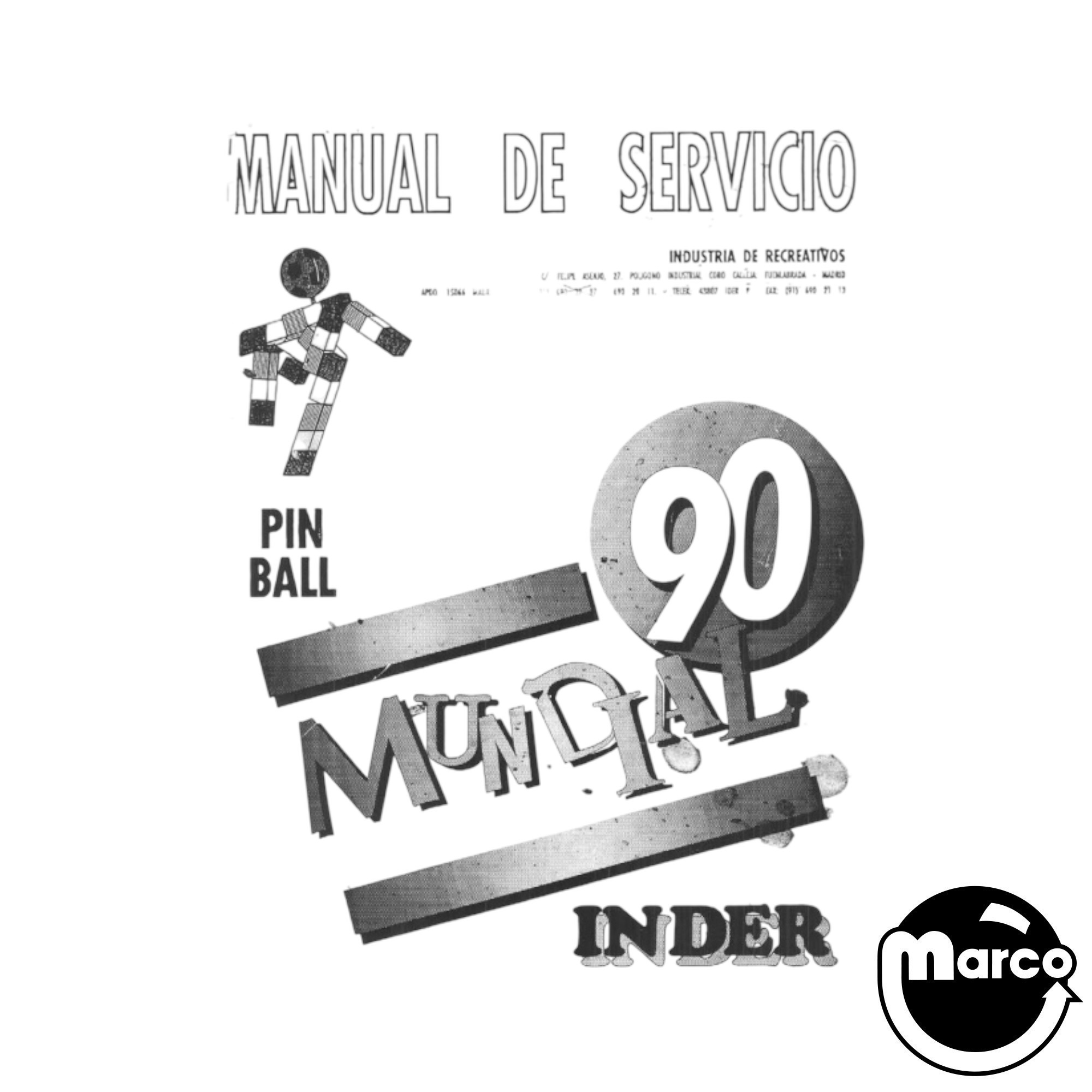 MUNDIAL 90 (Inder) Manual & Schematic