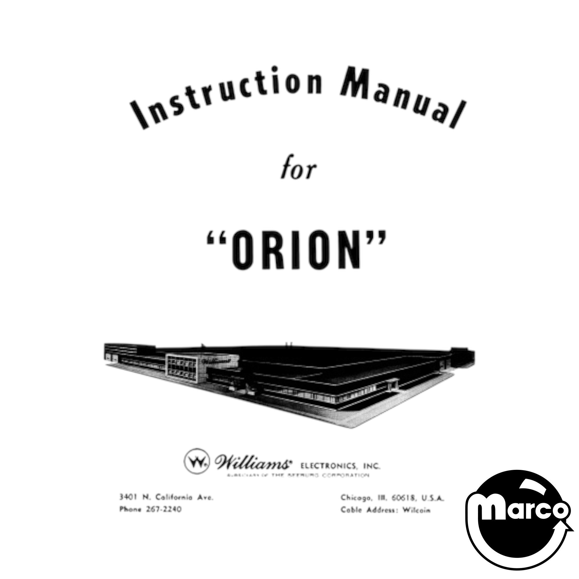 ORION (United) Manual & Schematic