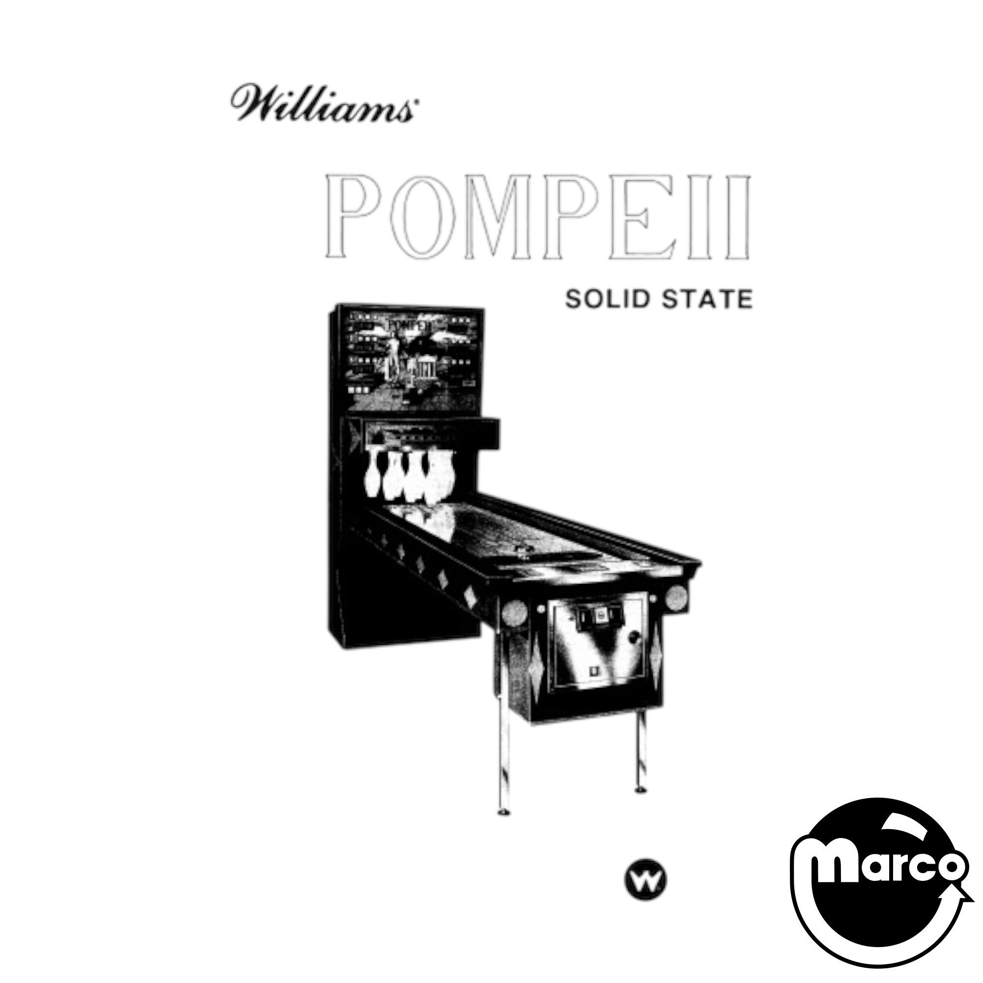 POMPEII Shuffle (United) Manual / Schem.