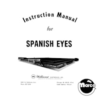 SPANISH EYES (Williams) Manual & schematic