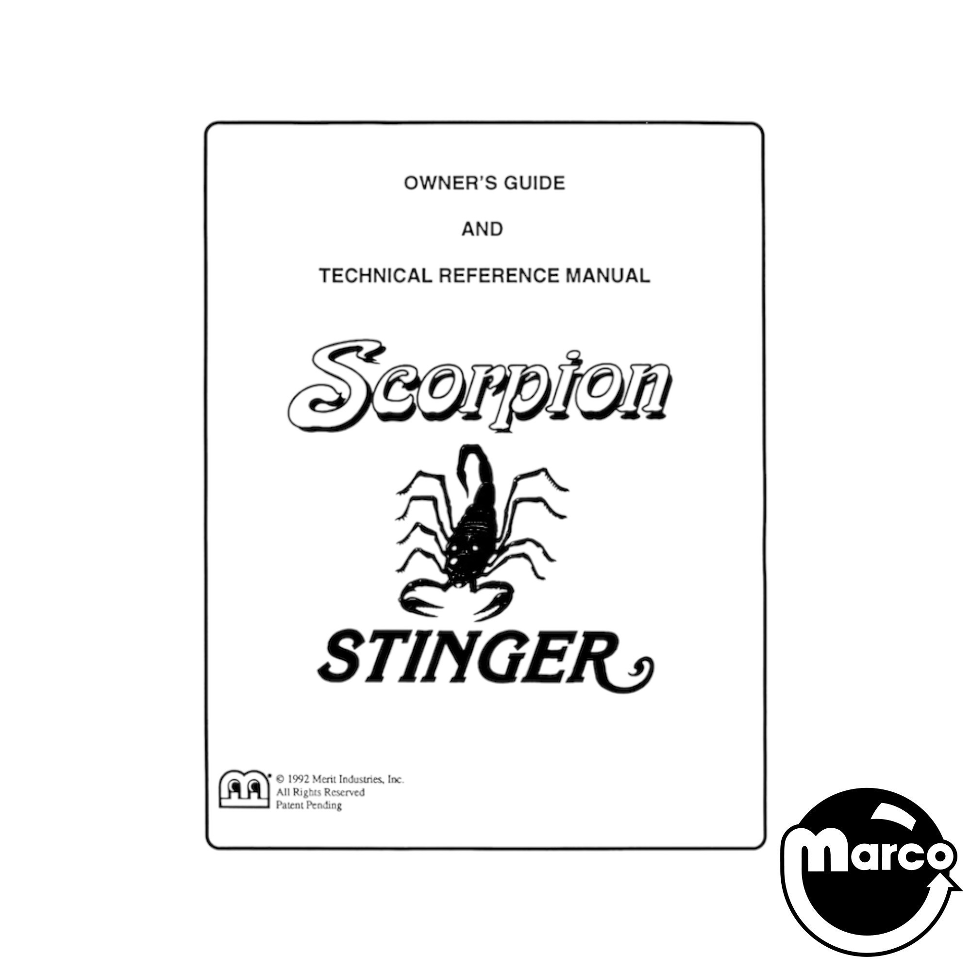SCORPION STINGER (Merit) Manual
