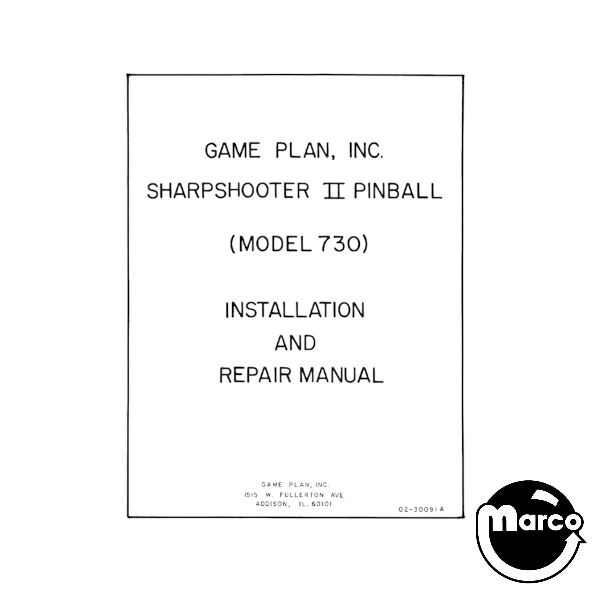 SHARPSHOOTER II (Game Plan) Manual set