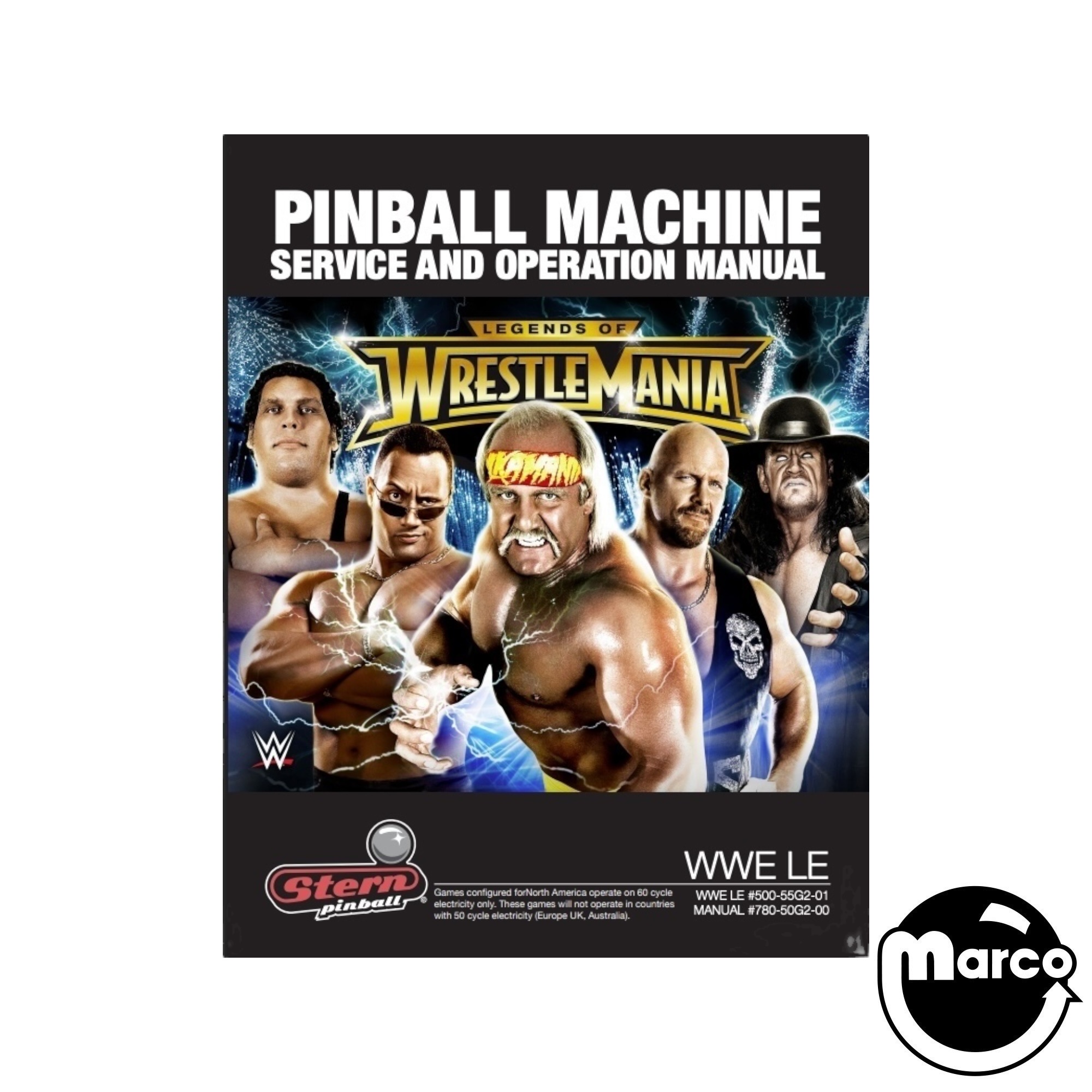 WWE WRESTLEMANIA LE (Stern) MANUAL BAG