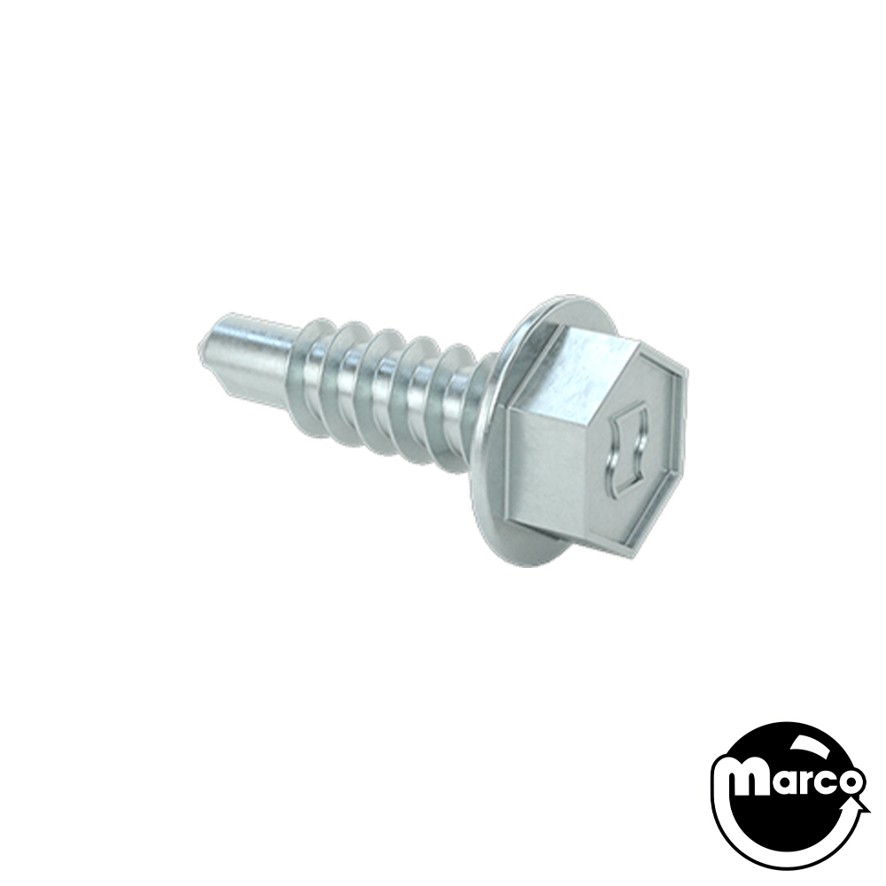 Sheet metal screw #8 x 9/16 inch unslotted