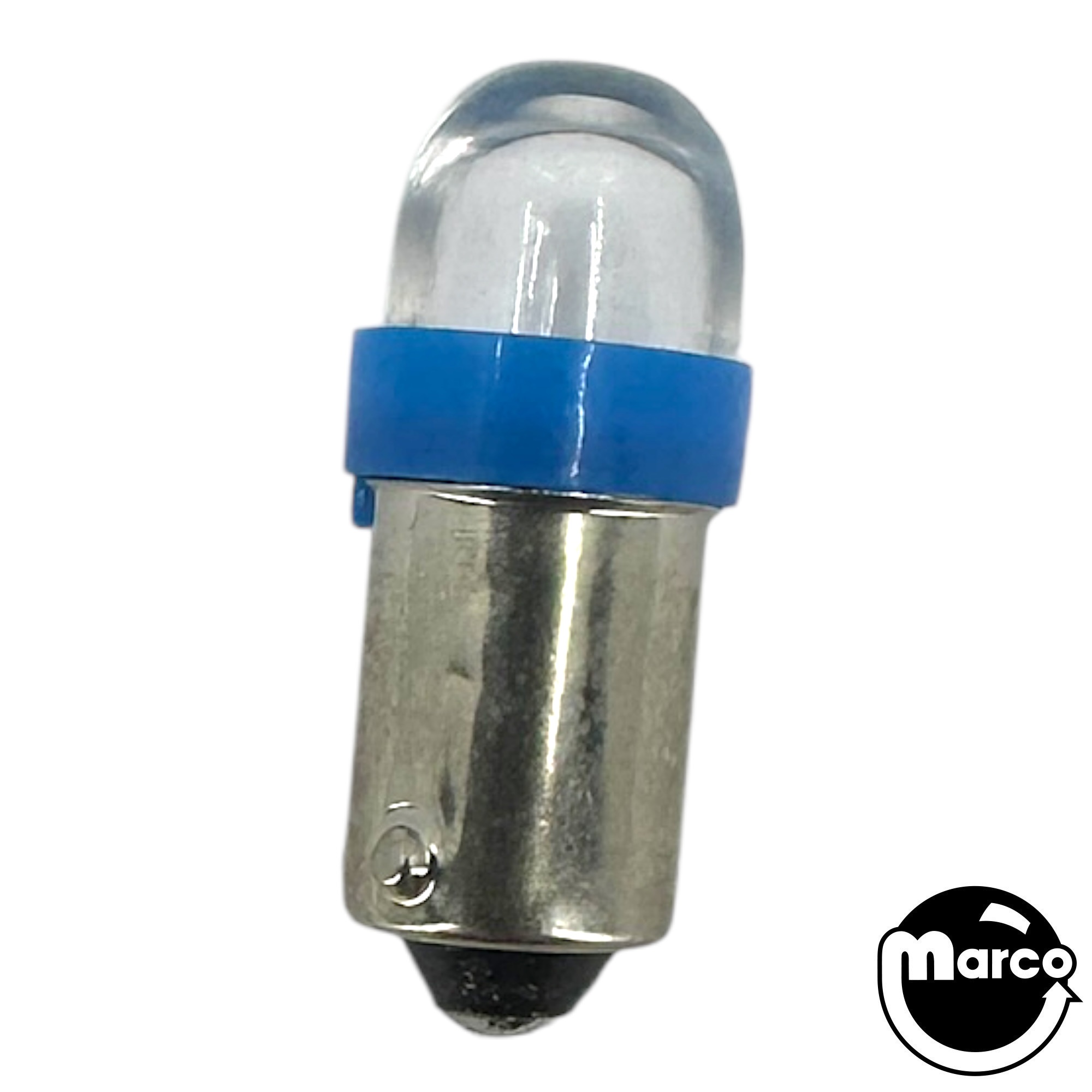 LED lamp No.44 base blue dual chip