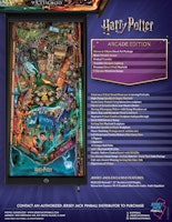HARRY POTTER ARCADE EDITION (Jersey Jack) Flyer