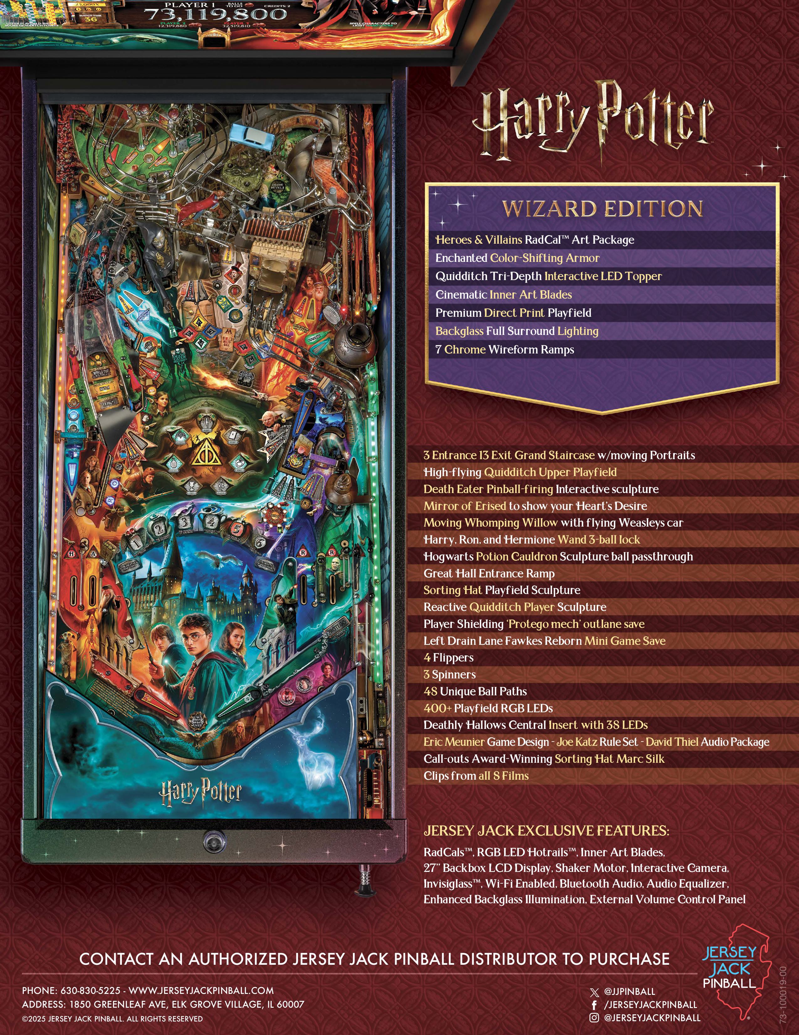 F-POTTER-JJP-WIZARD - HARRY POTTER WIZARD EDITION (Jersey Jack