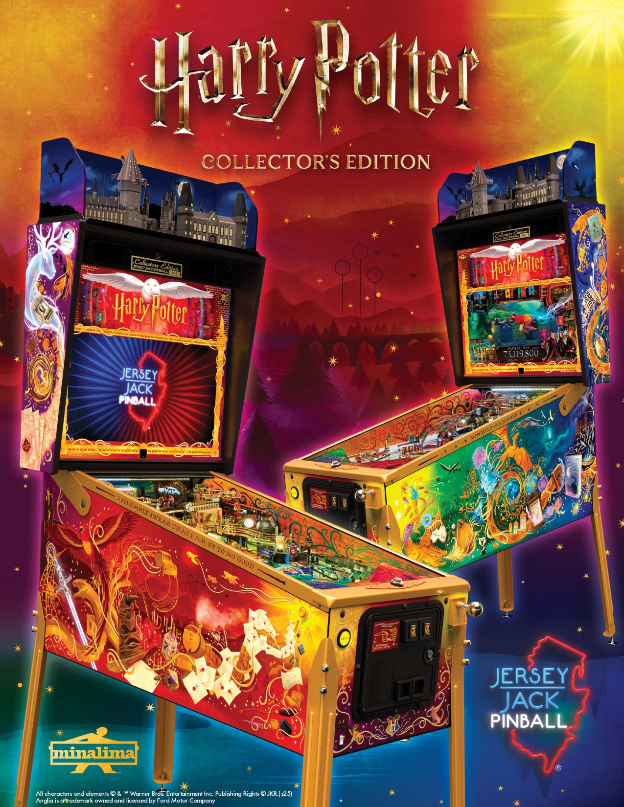 GX3344 - HARRY POTTER CE Pinball (JJP) - Marco Pinball Parts