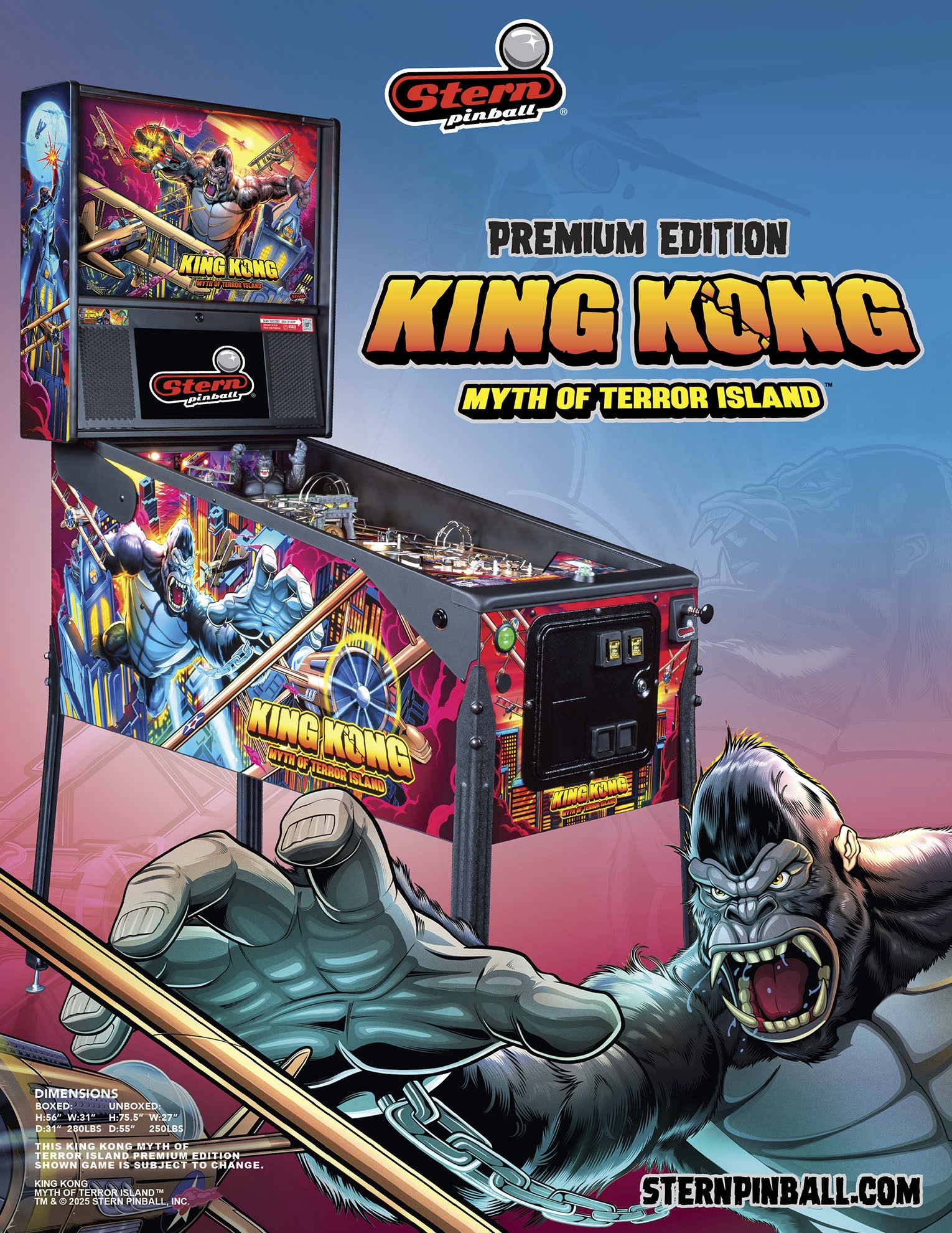 KING KONG PREMIUM (Stern) Flyer