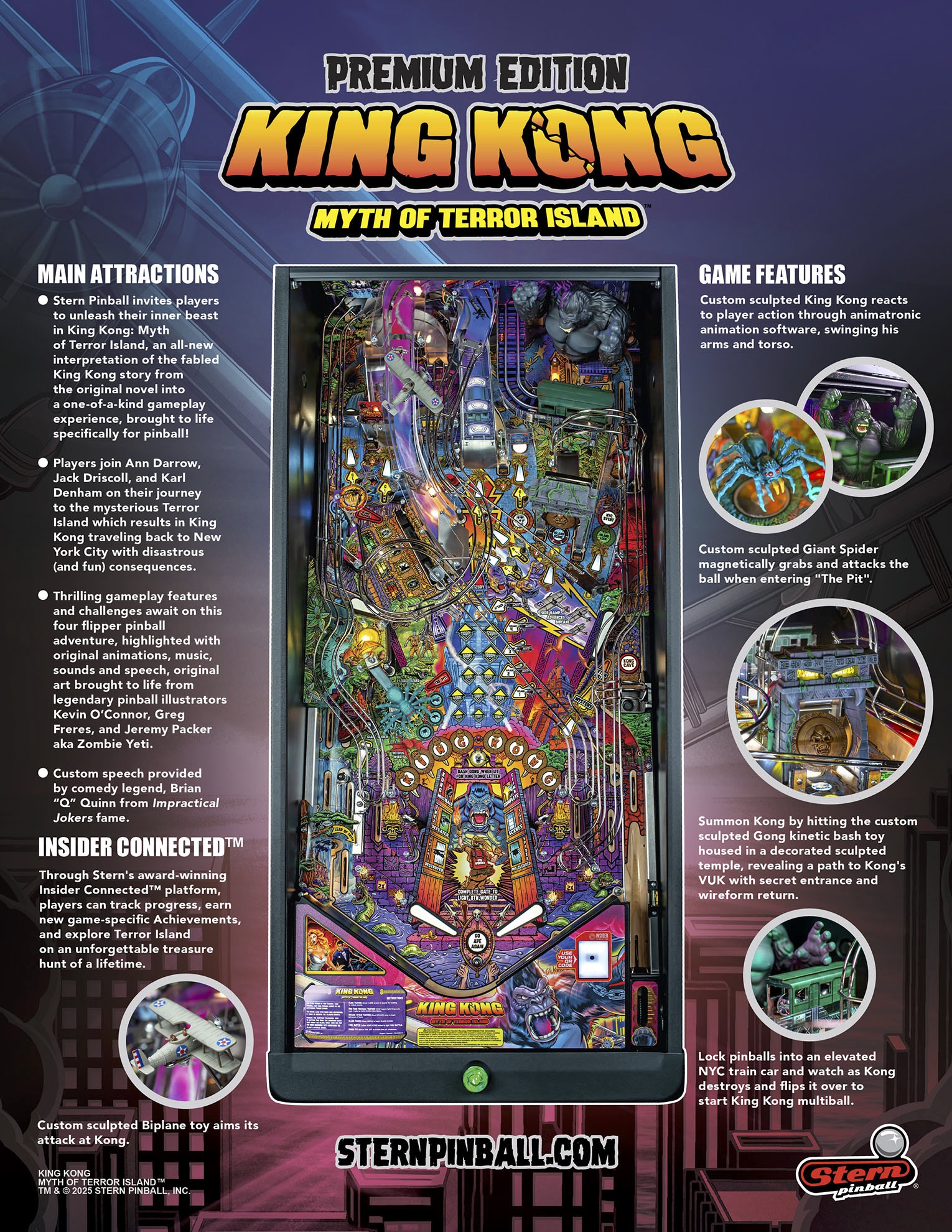 F-KINGKONG-PREMIUM - KING KONG PREMIUM (Stern) Flyer - Marco