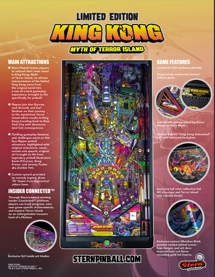 KING KONG LE (Stern) Flyer