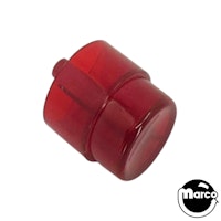 Flipper Pushbutton Red Transparent B-16680