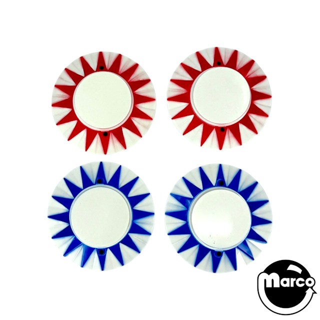 ROCKET III (Bally) Pop bumper cap set (4)