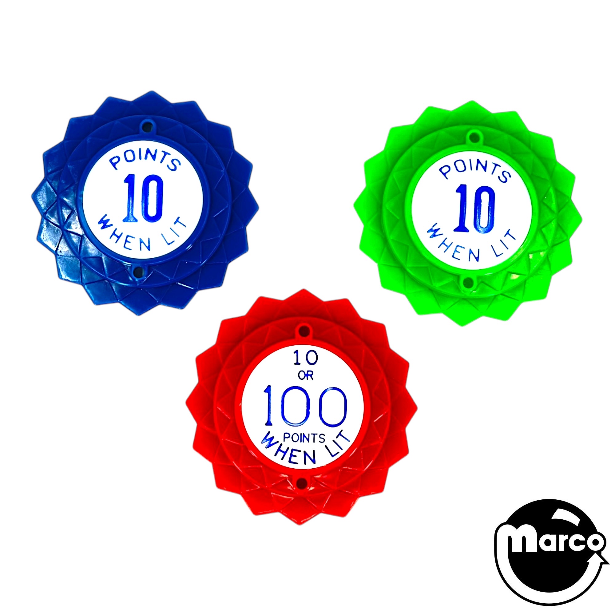 JOLLY JOKERS (Williams) Pop bumper cap set (3)