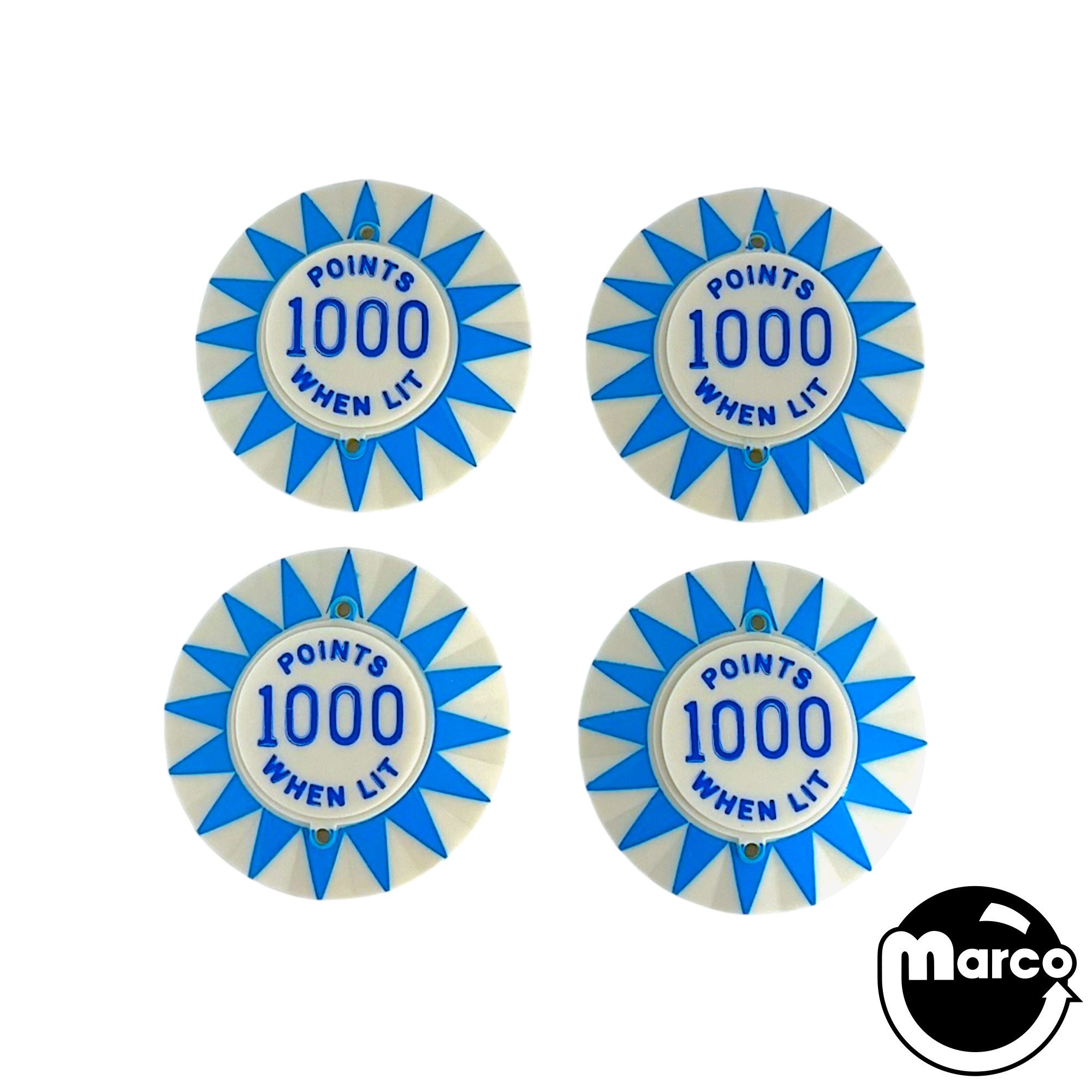 SHARPSHOOTER (Game Plan) Pop bumper cap set (4)